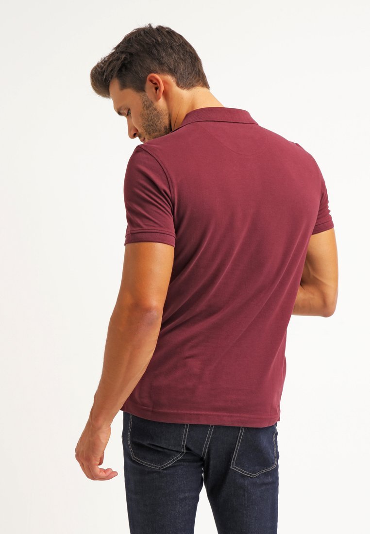 Tricou polo Pier One - bordeaux