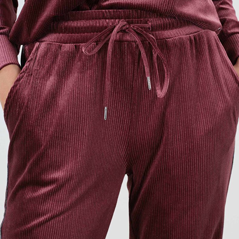 Pantalon Femme Bordeaux