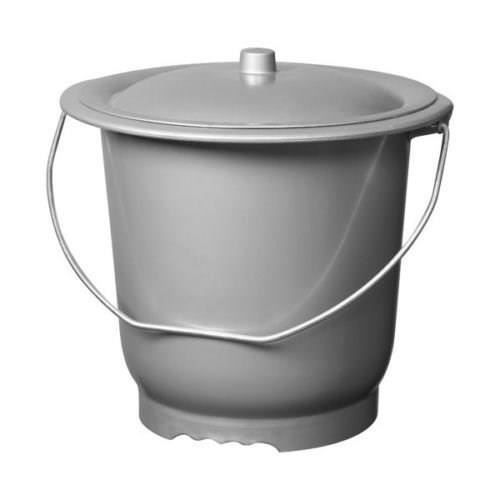 Seau de toilette pour adulte + couvercle