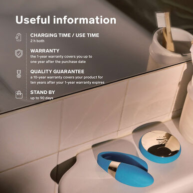 Lelo Tiani Duo Ocean Blue -vibraattori 1 kpl 1 kpl