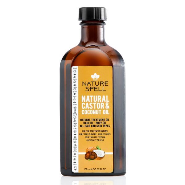 Nature Spell Kokosový a ricinový olej na vlasy a pleť 150ml