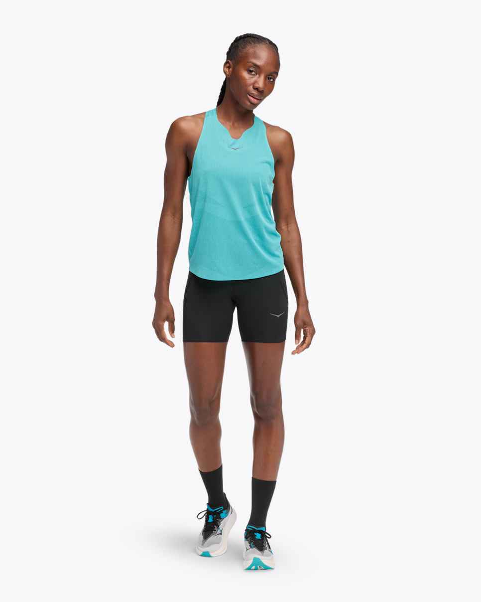HOKA Race Day Singlet Cielo Blue