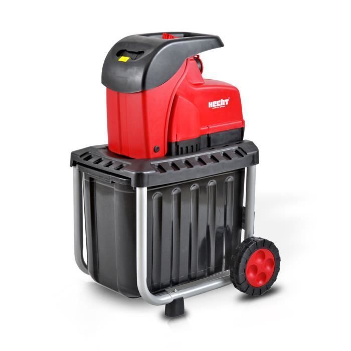 Gartenhäcksler – HECHT – 6284 XL – Elektrisch, 2300 W – 60 l Auffangbehälter – 45 mm Schnittkapazität