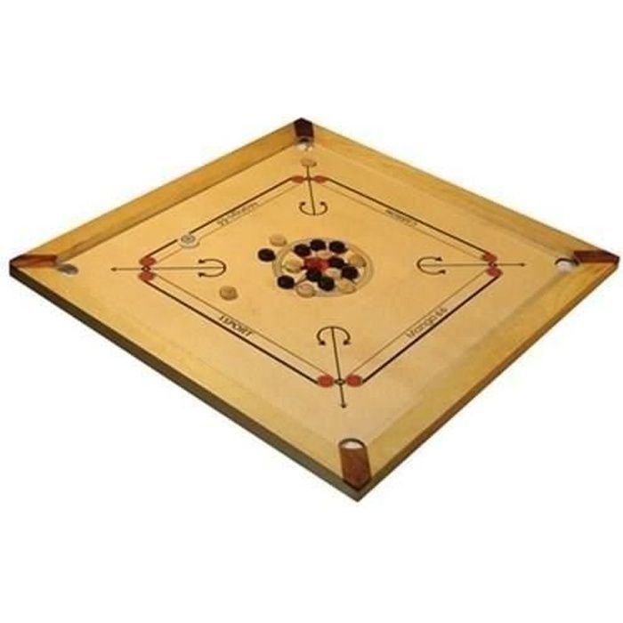 Carrom Art - Mango - 66 cm - Edición Familiar - Juego de Mesa - A partir de 6 años