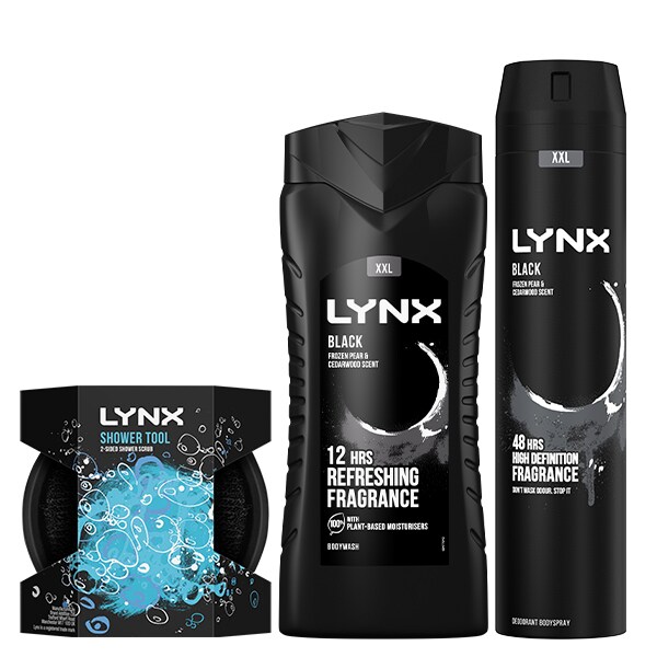 Lynx Black Körperspray & Duschset