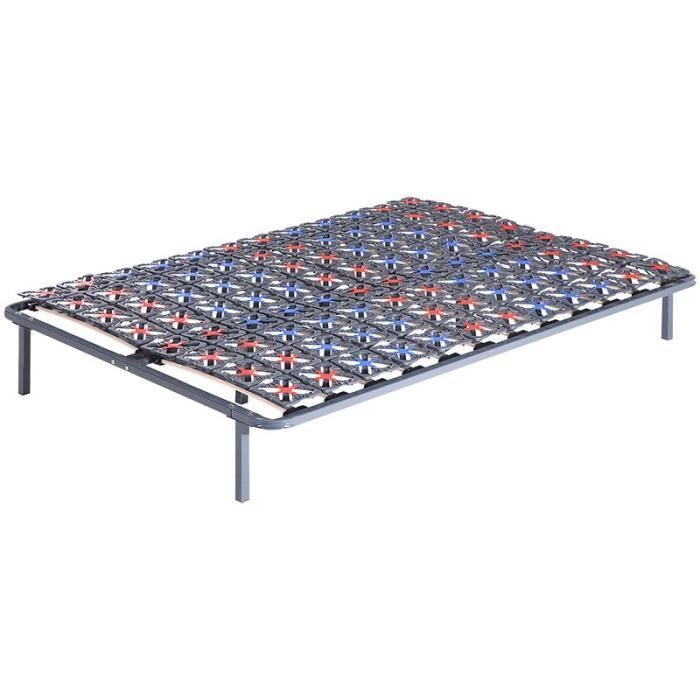 Millennium bed base - Sofareva - 90x190 cm - Blue - Optimal relaxation - Adjustable slats