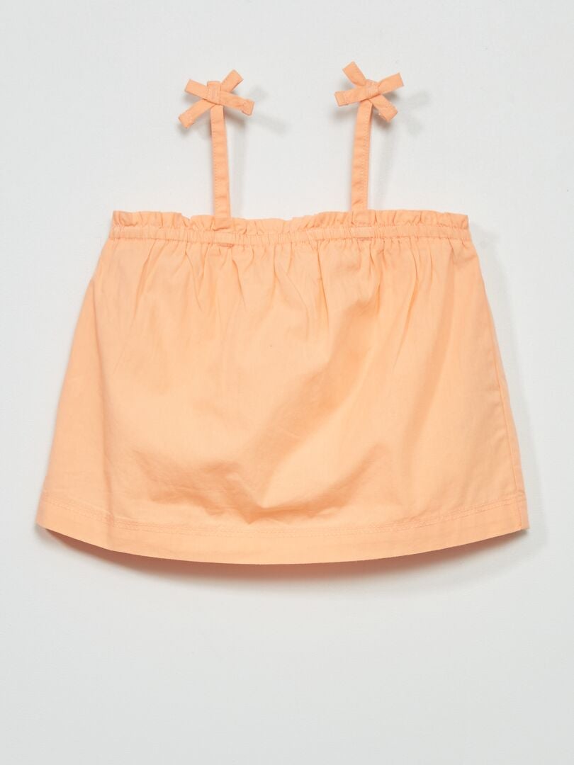 Spaghetti Strap Top - ORANJE