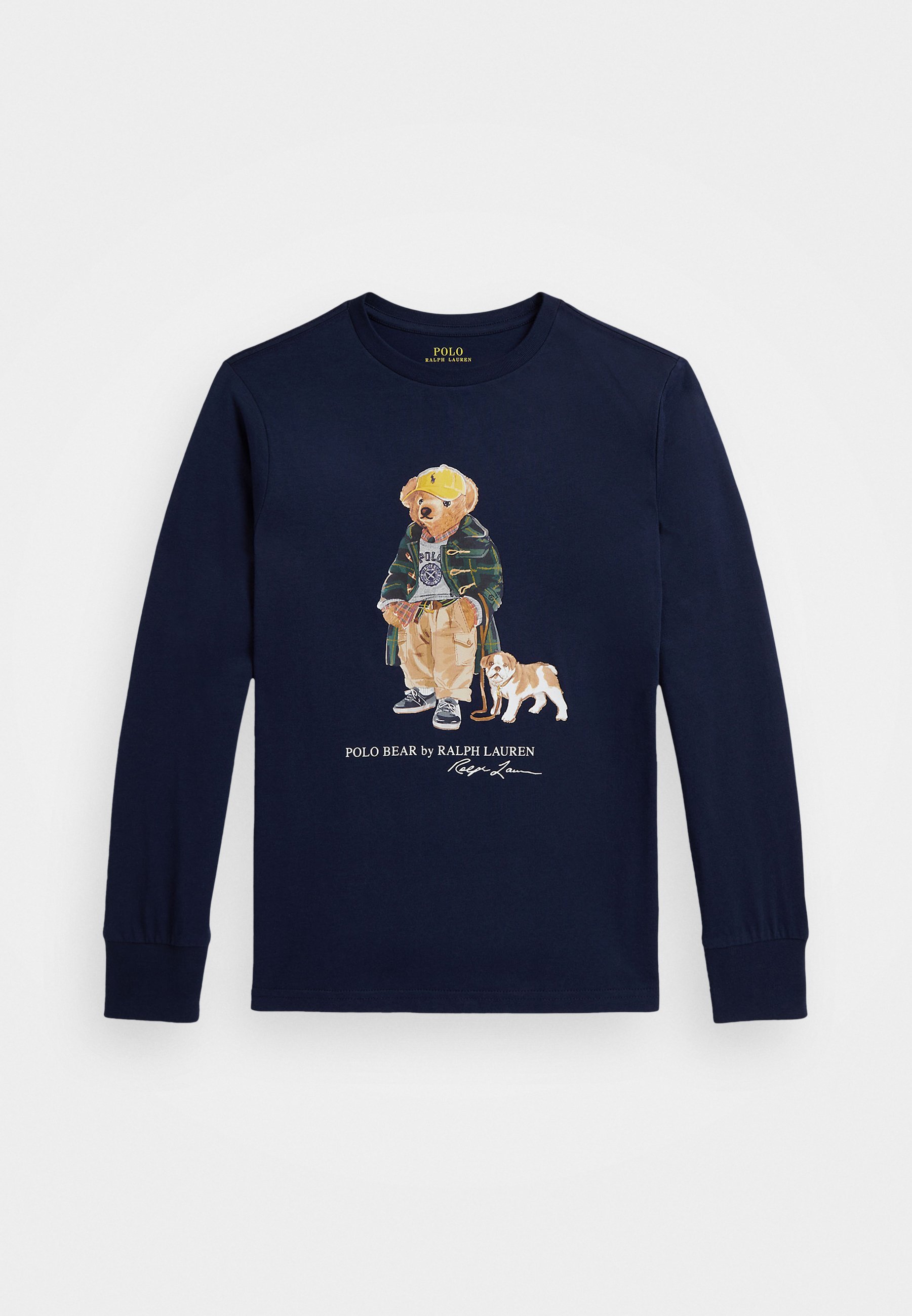 Polo Ralph Lauren POLO BEAR T-SHIRT À MANCHES LONGUES EN COTON - Haut à manches longues - bleu marine raffiné