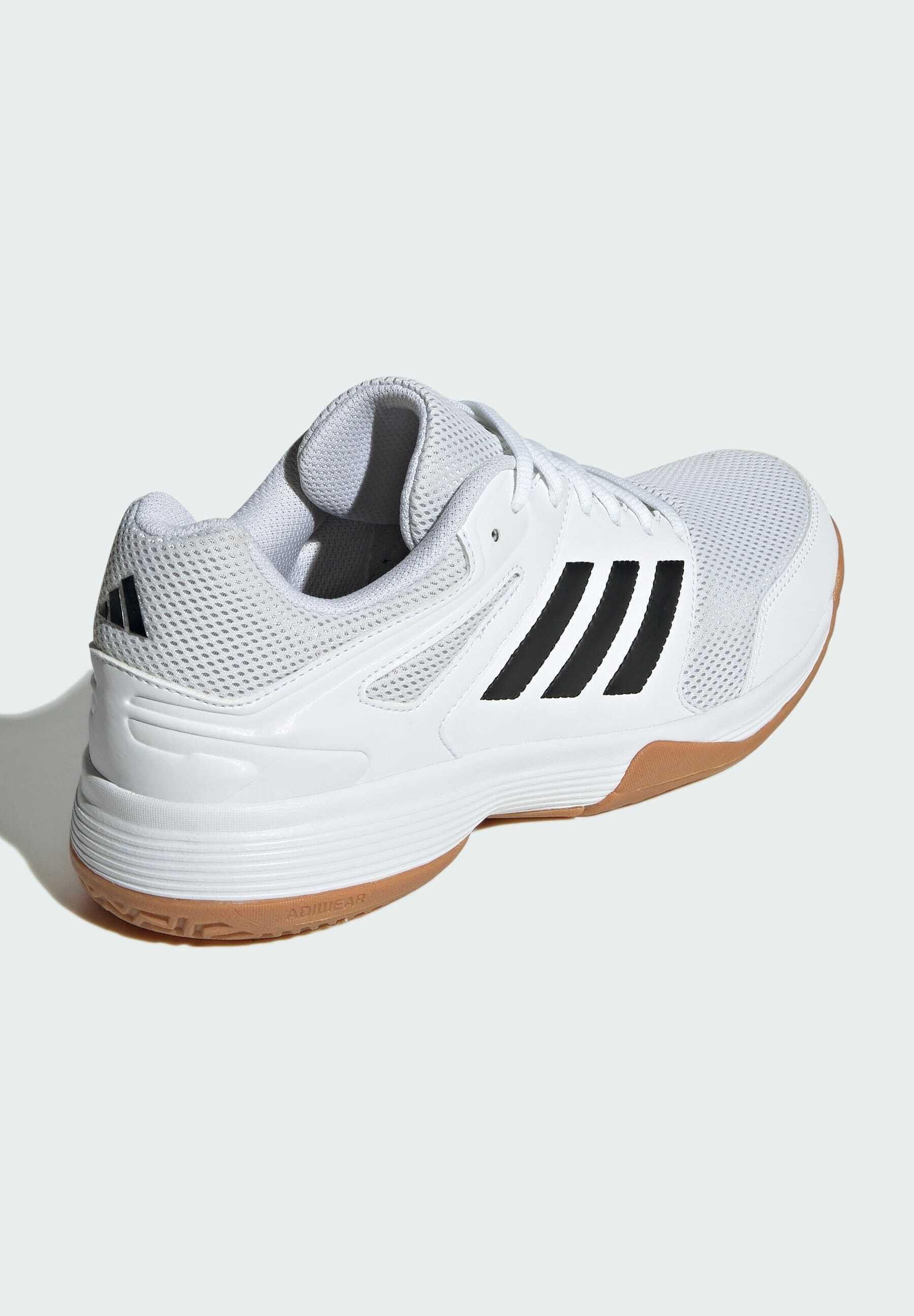 adidas Performance SPEEDCOURT INDOOR treniruočių bateliai - debesų baltumo, juodos ir gumos spalvos
