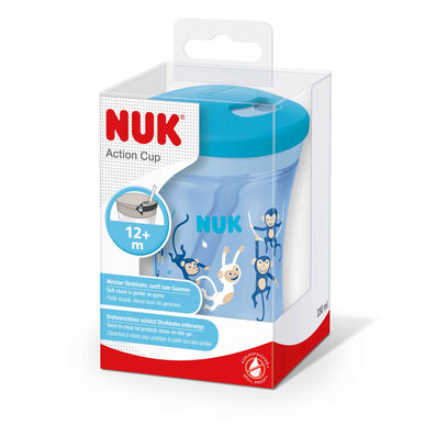 Nuk Action Evolution puodelis 12M 230 ml 230 ml