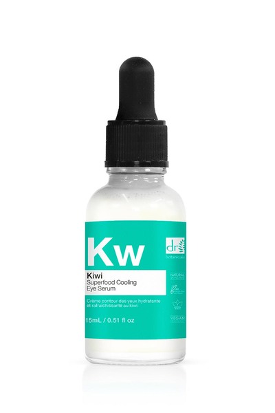 Sérum contorno de ojos refrescante con kiwi y superalimentos de Dr Botanicals, 15 ml