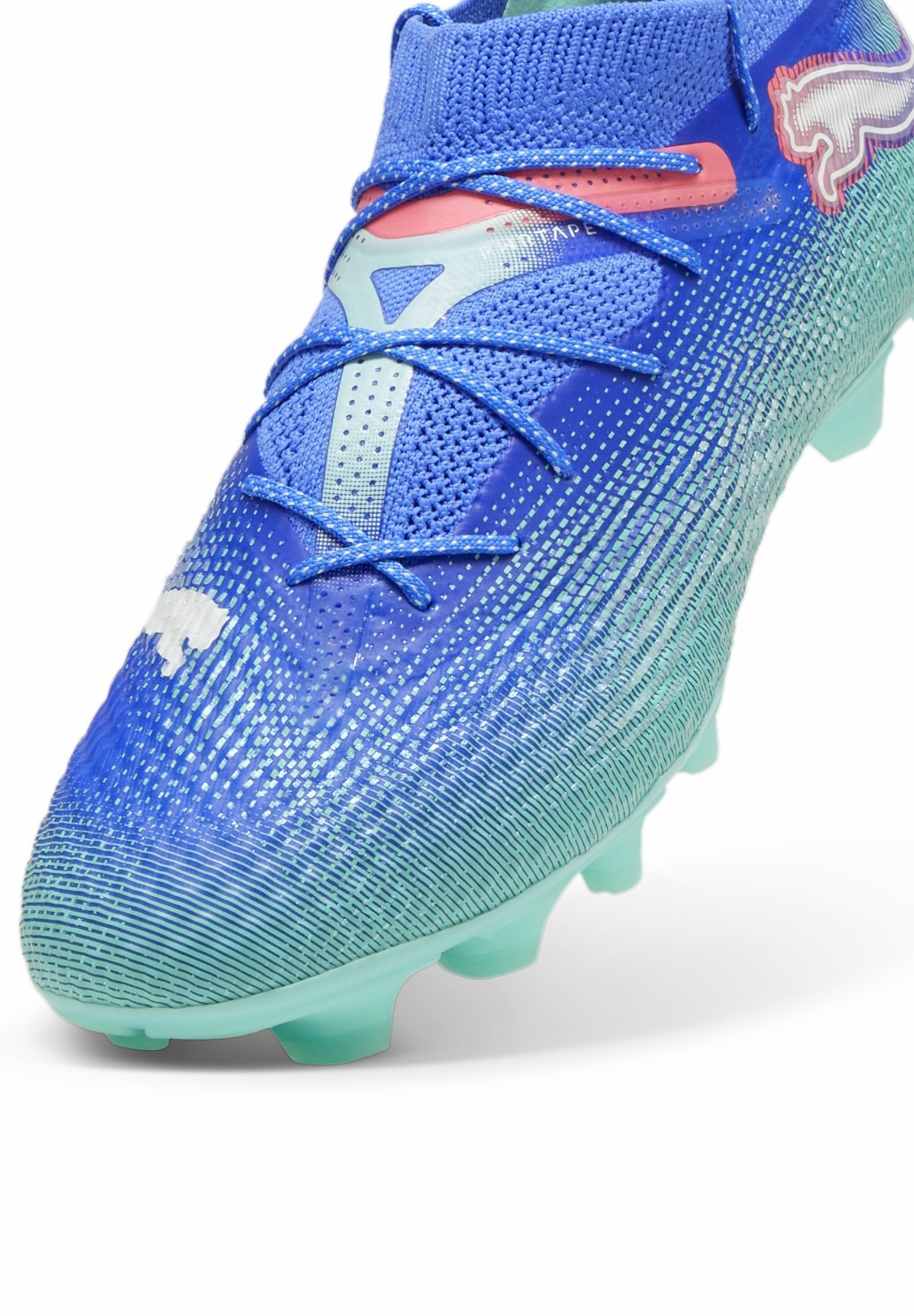 Puma FUTURE 7 PRO - Voetbalschoenen voor kunstgras - bluemazing- white-electric peppermint