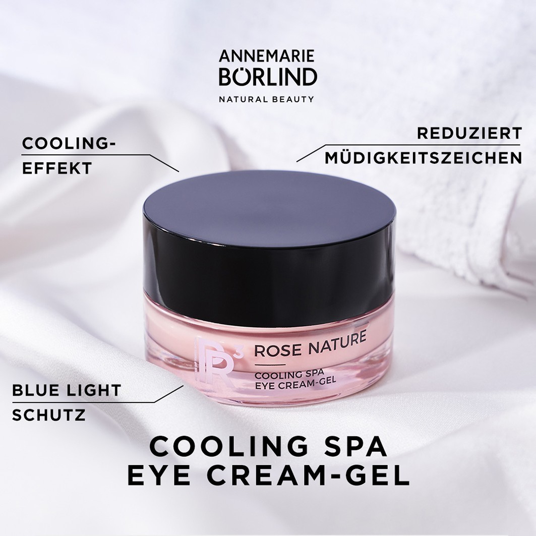 ANNEMARIE BÖRLIND Krema za oči ROSE NATURE Rose Nature Hlađujući spa kremasti gel za oči - 15 ml