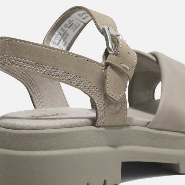 Sandalo a Listini Incrociati London Vibe da                Donna in beige