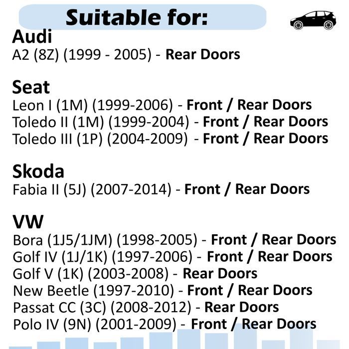 AERZETIX | 2-delige luidsprekeradapterset Ø165 mm in zwart kunststof | Compatibel met VW Golf IV (1J/1K), V (1K), Polo IV