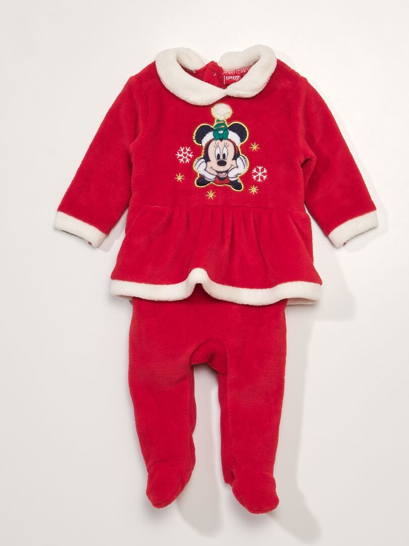 Macacão da Minnie Mouse - VERMELHO