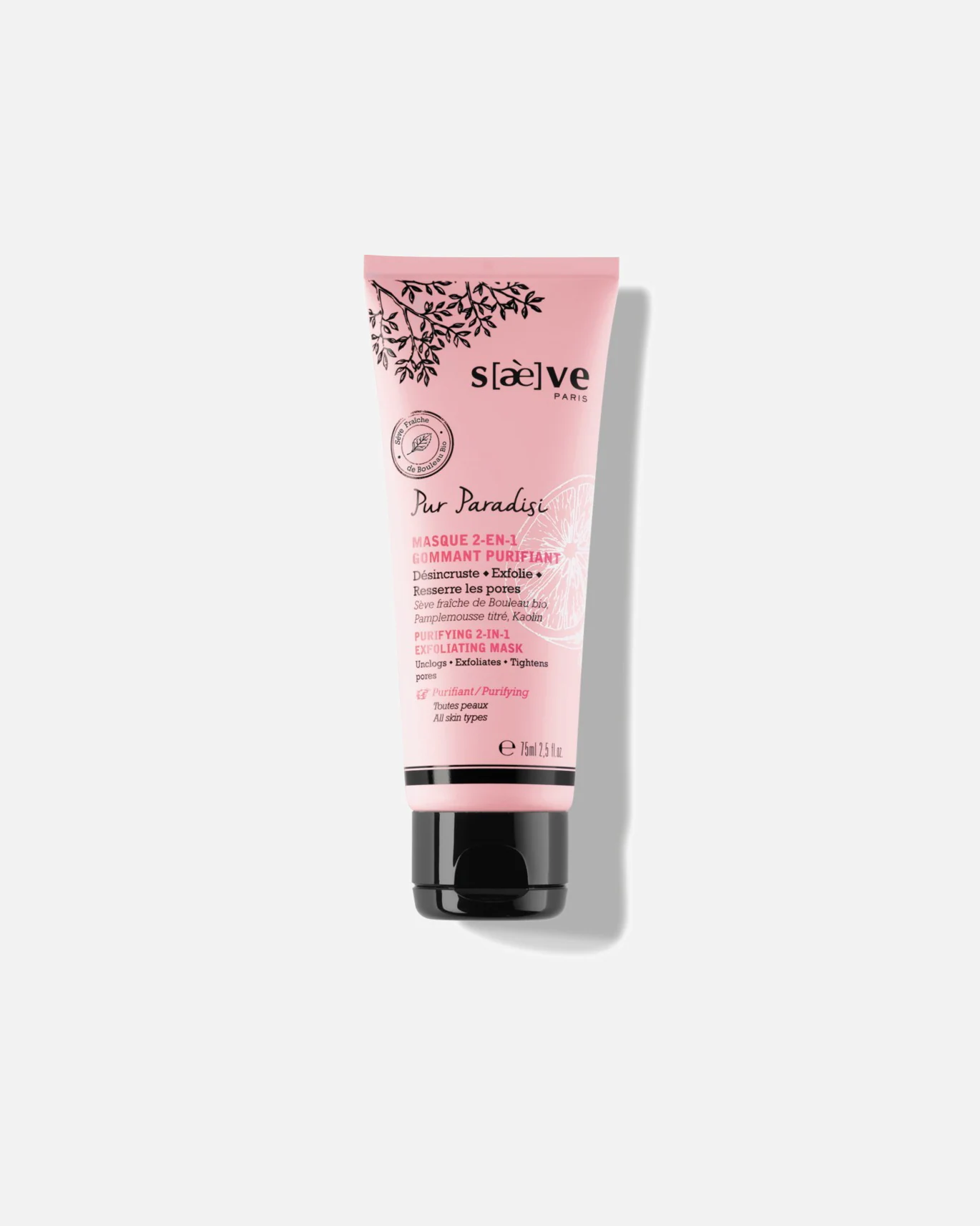 Saève MASQUE 2-EN-1 GOMMANT PURIFIANT