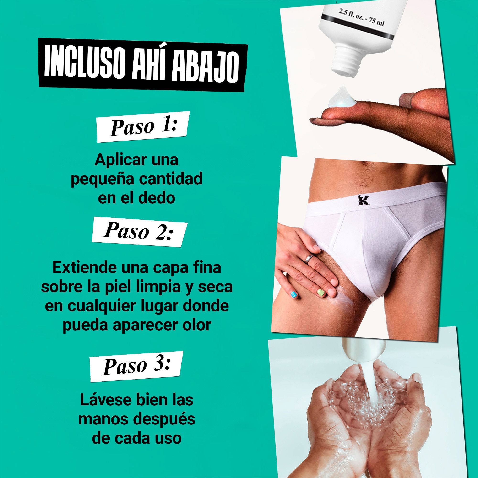 Kiehl's Personals Over & Under kremni dezodorant v prahu za intimne predele