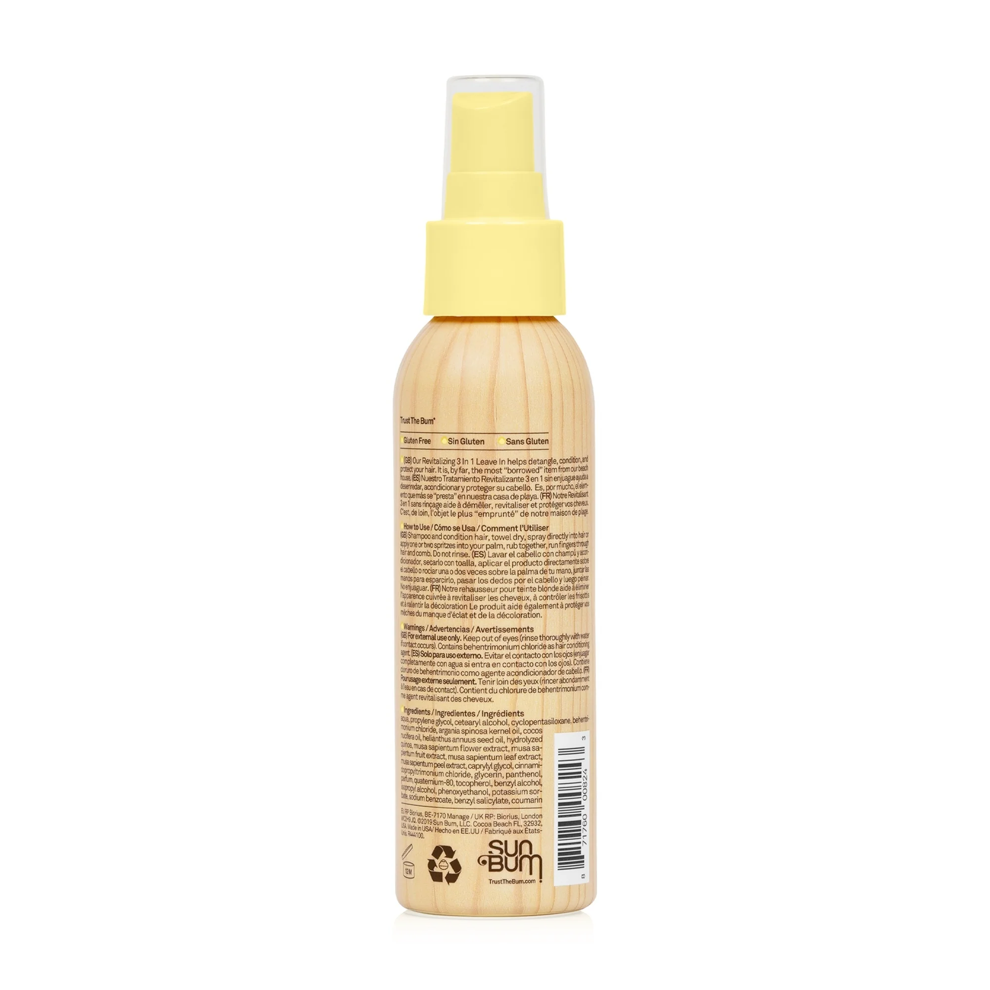 Hair Care Revitalizing 3 in 1 Leave In - Balsamo Senza Risciacquo Capelli, Spray Capelli, Balsamo Doposole Capelli