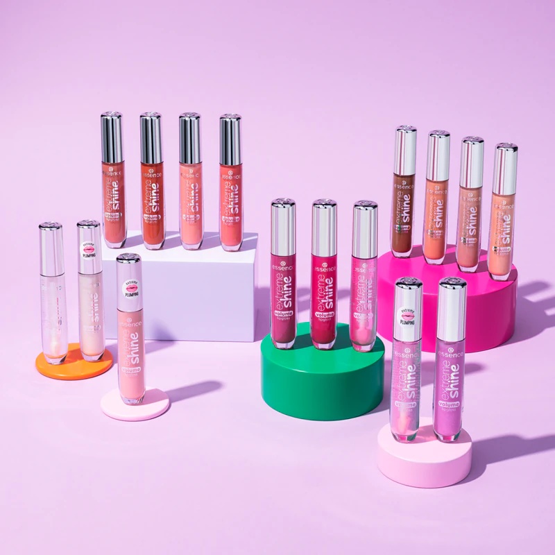 essence Extreme Shine apjomu piešķirošs lūpu spīdums