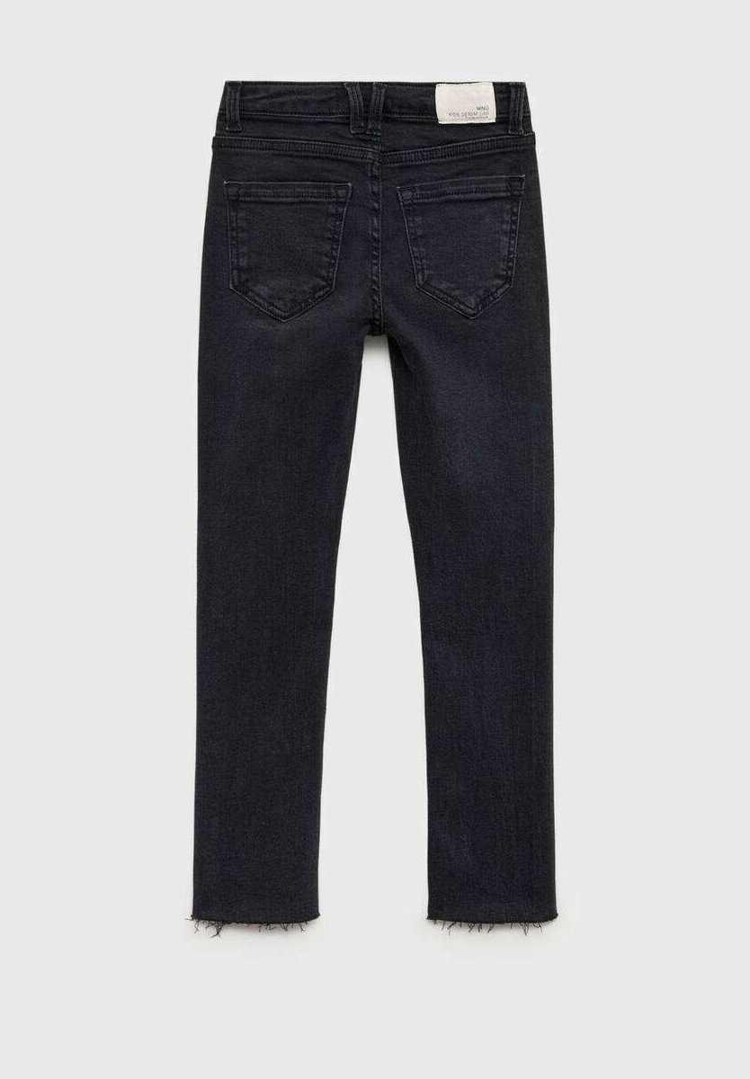 Mango Kids Slim fit jeans - zwarte denim