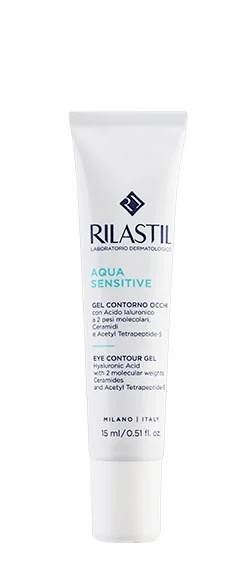 RILASTIL Rilastil Aqua Sensitive Eye Contour Gel 15 ml Hydraterende ooggel