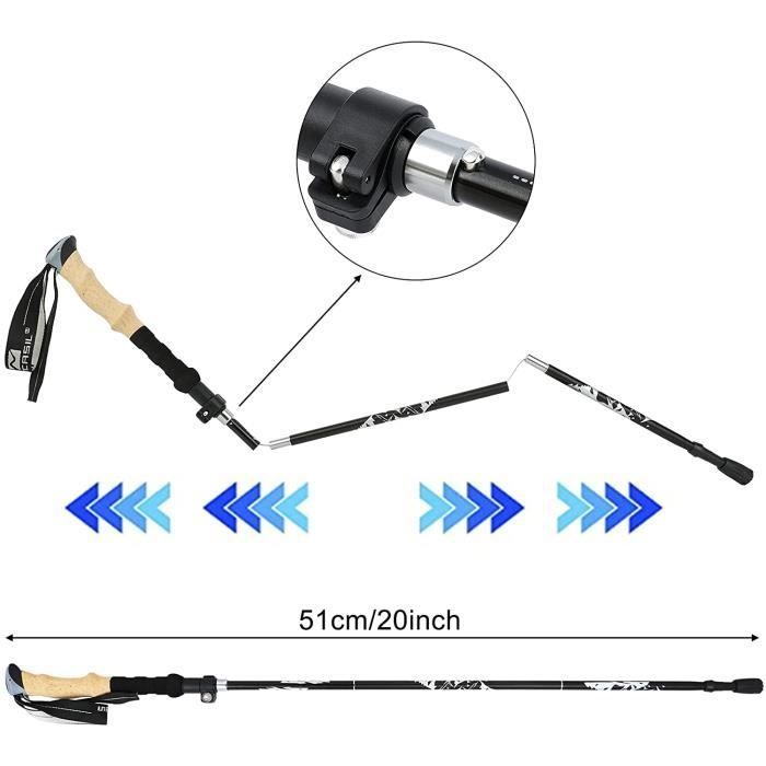 Nordic walking poles, hiking poles, trekking poles, folding, adjustable, telescopic, for sports