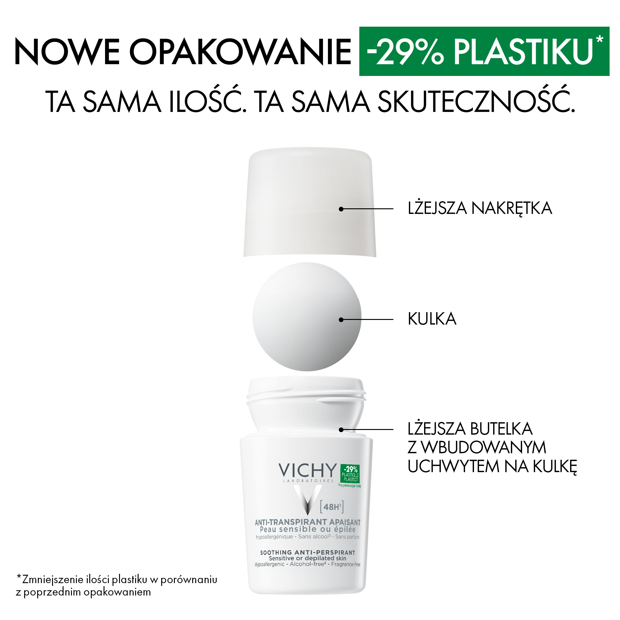 Deodorant roll-on Vichy pentru femei 50 ml