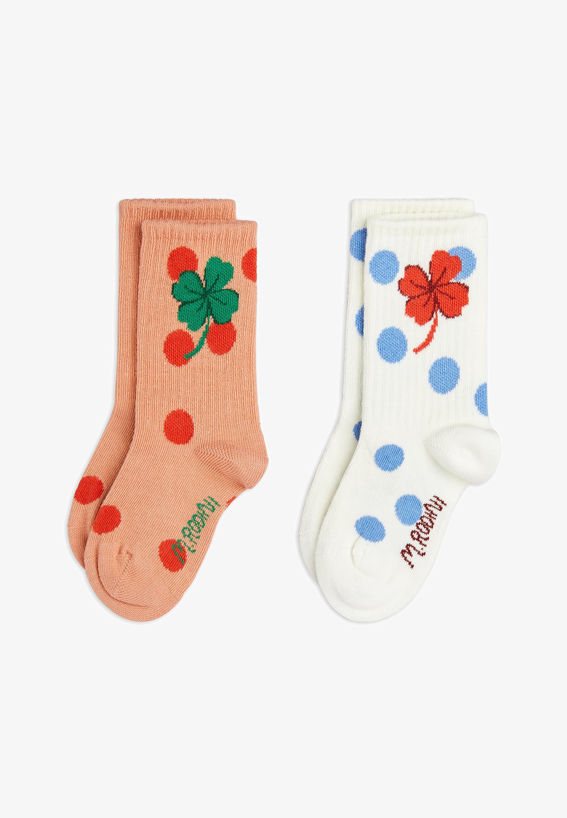 Calzini Mini Rodini CLOVER, confezione da 2, unisex - Calzini - multicolore