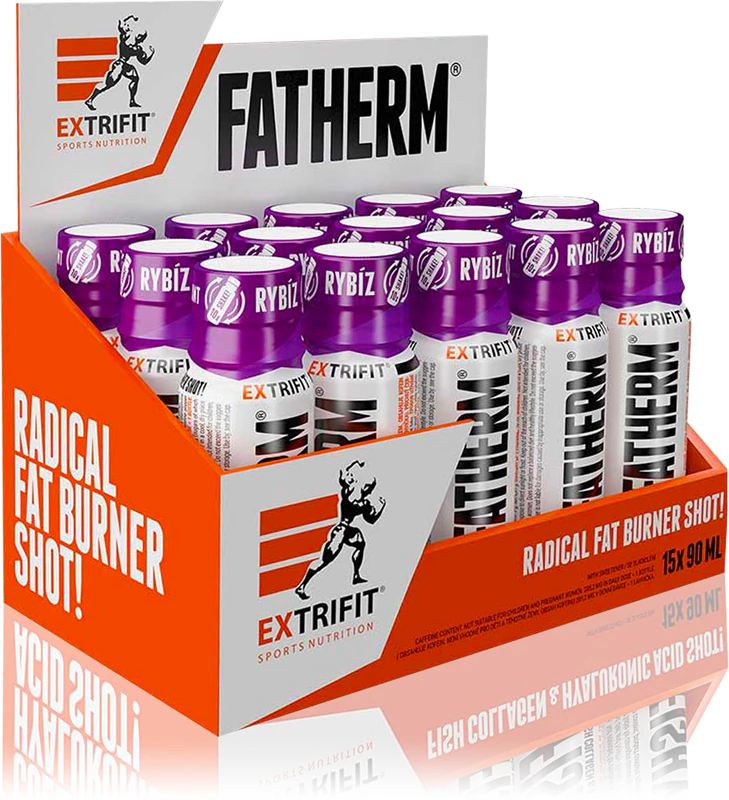 Extrifit Fatherm Shot, suplemento alimentar para atletas.
