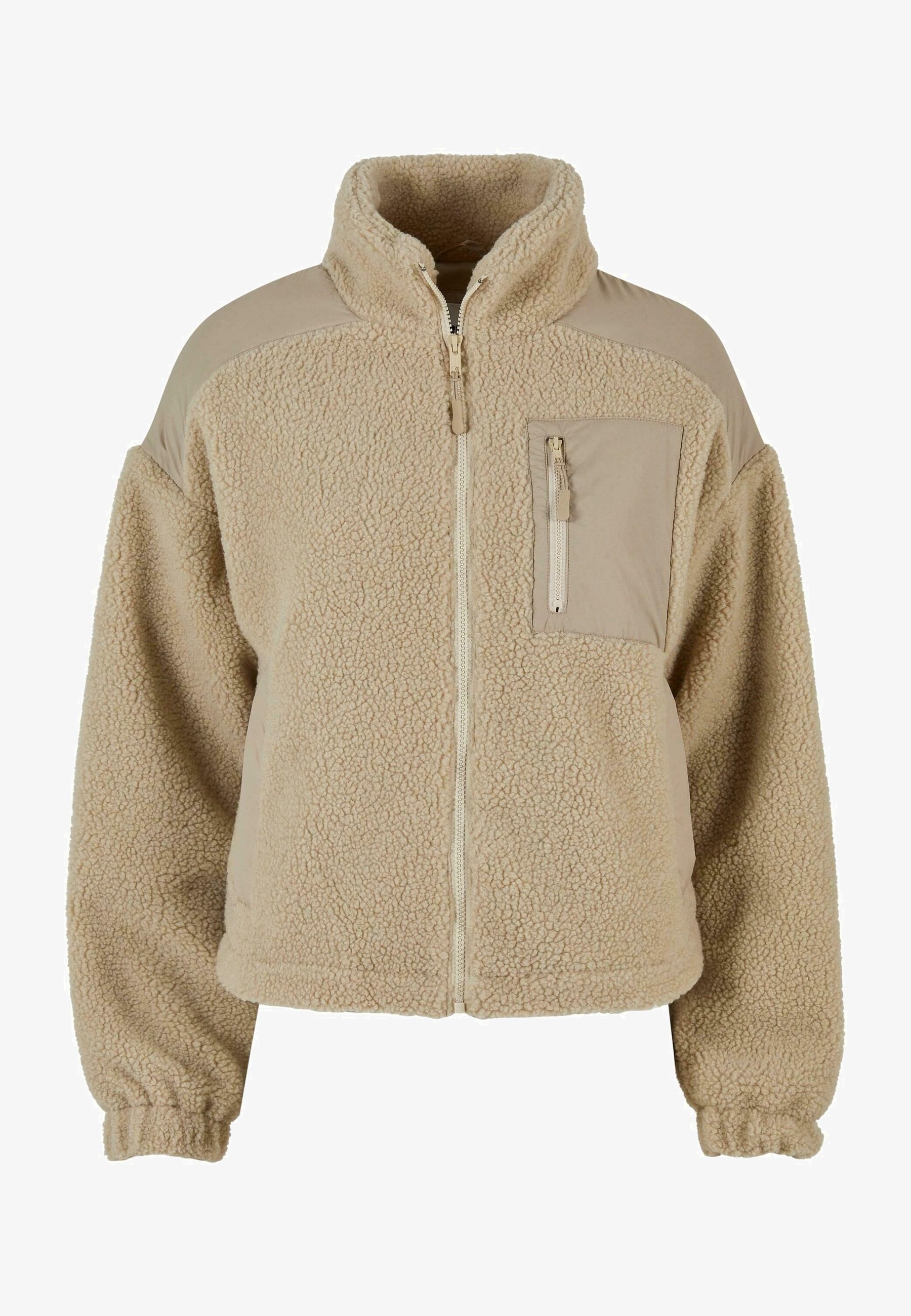 Urban Classics fleecejack - wetsand