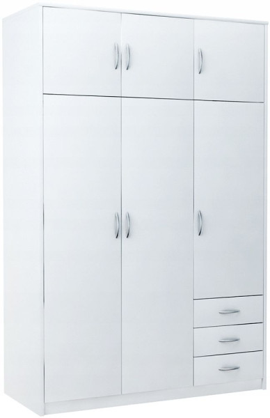 Szafa ubraniowa Sz03 Biały 193x127x55 cm Bestseller