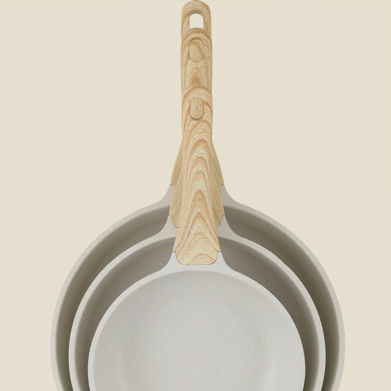 Poêle à frire durable, wok, casserole antiadhésive en céramique, compatible induction et gaz, ustensiles de cuisine universels, poêle à steak, casserole antiadhésive