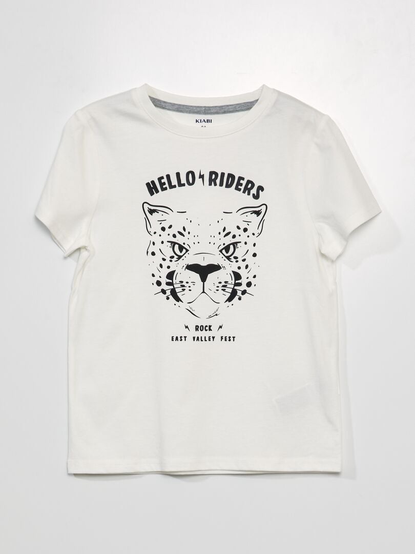 Camiseta estampada - BRANCA