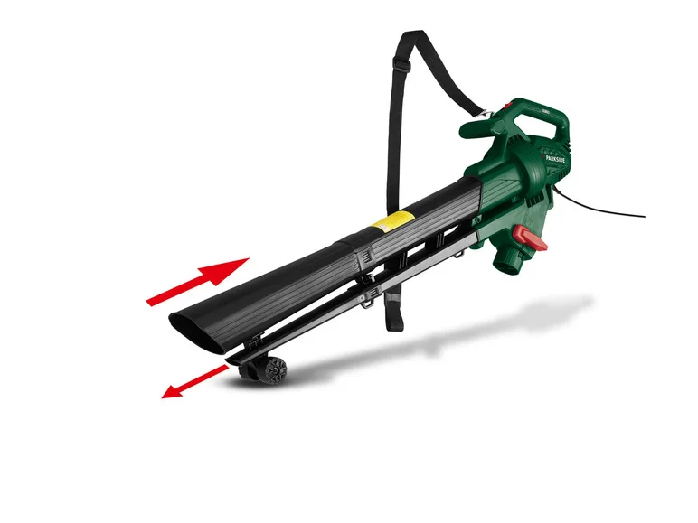 PARKSIDE® 3-in-1 sähköinen lehtipuhallin/imuri PLS 2600 B2, 2600 W, 3-in-1