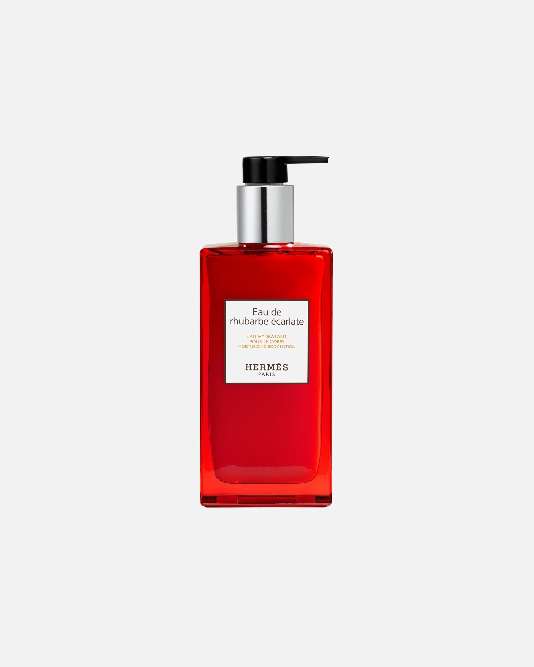 HERMÈS Hydratačné telové mlieko s príchuťou šarlátovej rebarbory – 200 ml