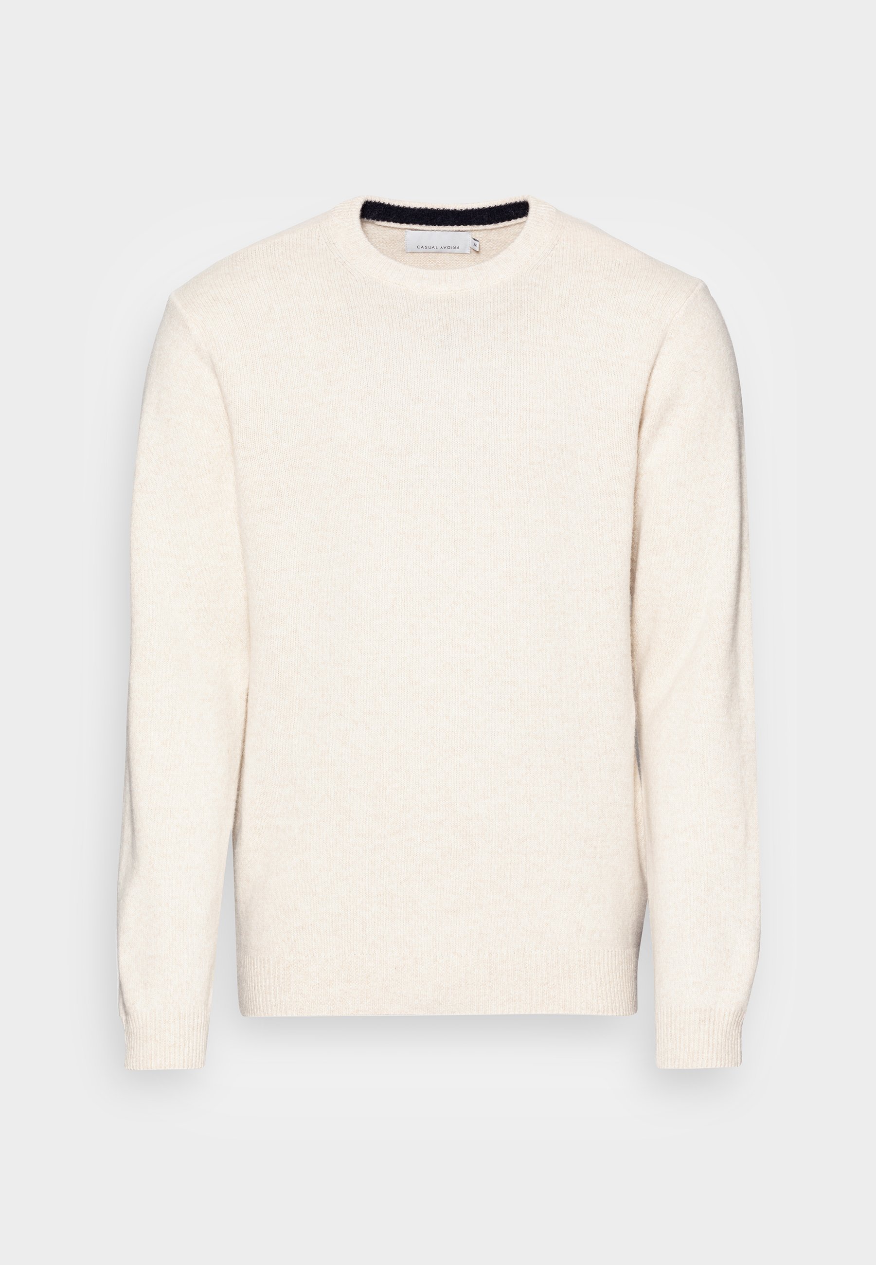 Casual Friday CFKARL CREW NECK - Svetr - light sand melange