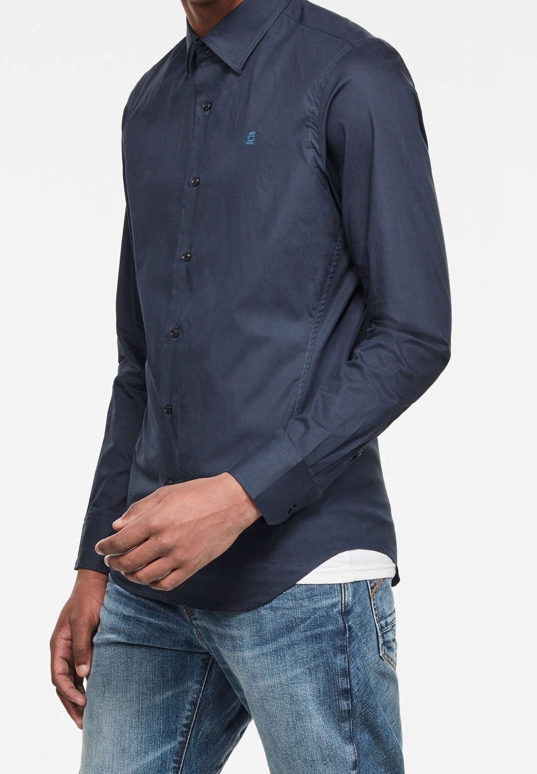 G-STAR shirt - donkerblauw