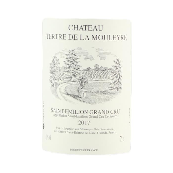 Château Tertre De La Mouleyre Rouge 2017 - 75cl - Vin Rouge de Bordeaux - Appellation AOC Saint-Emilion Grand Cru