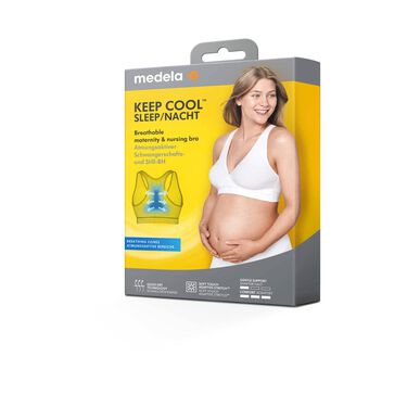 Medela Keep Cool Sleep grudnjak za dojenje, bijeli, 1 komad