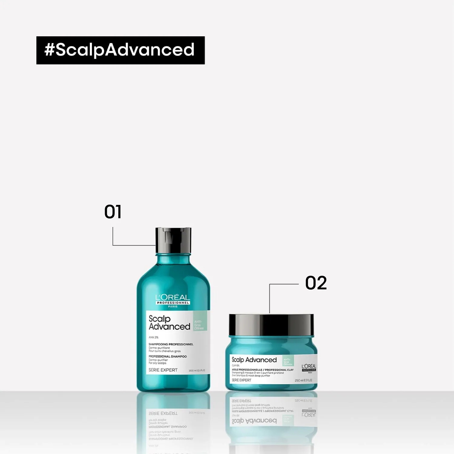 Argilă de curățare profundă Scalp Advanced 2 în 1 pentru ten gras – Tratament cu argilă