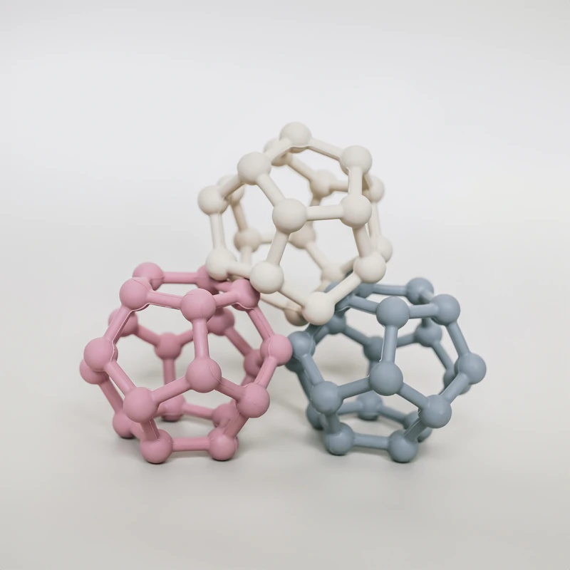 Zopa Silikona Teether Atom zobu griezējs