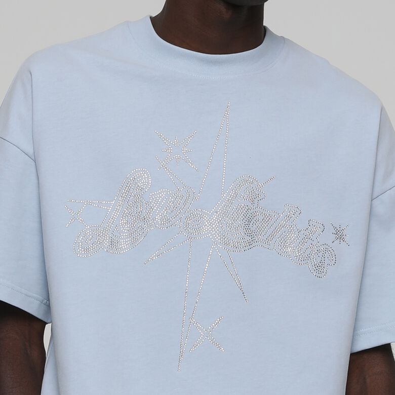 Stargaze T-shirt met strasssteentjes