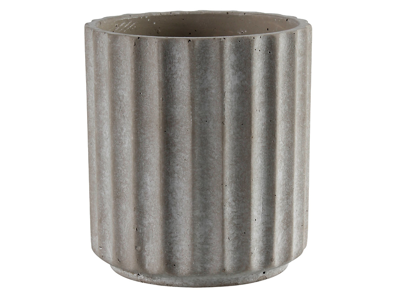 Osłonka na doniczkę Bent betonowa 11,5 cm szary