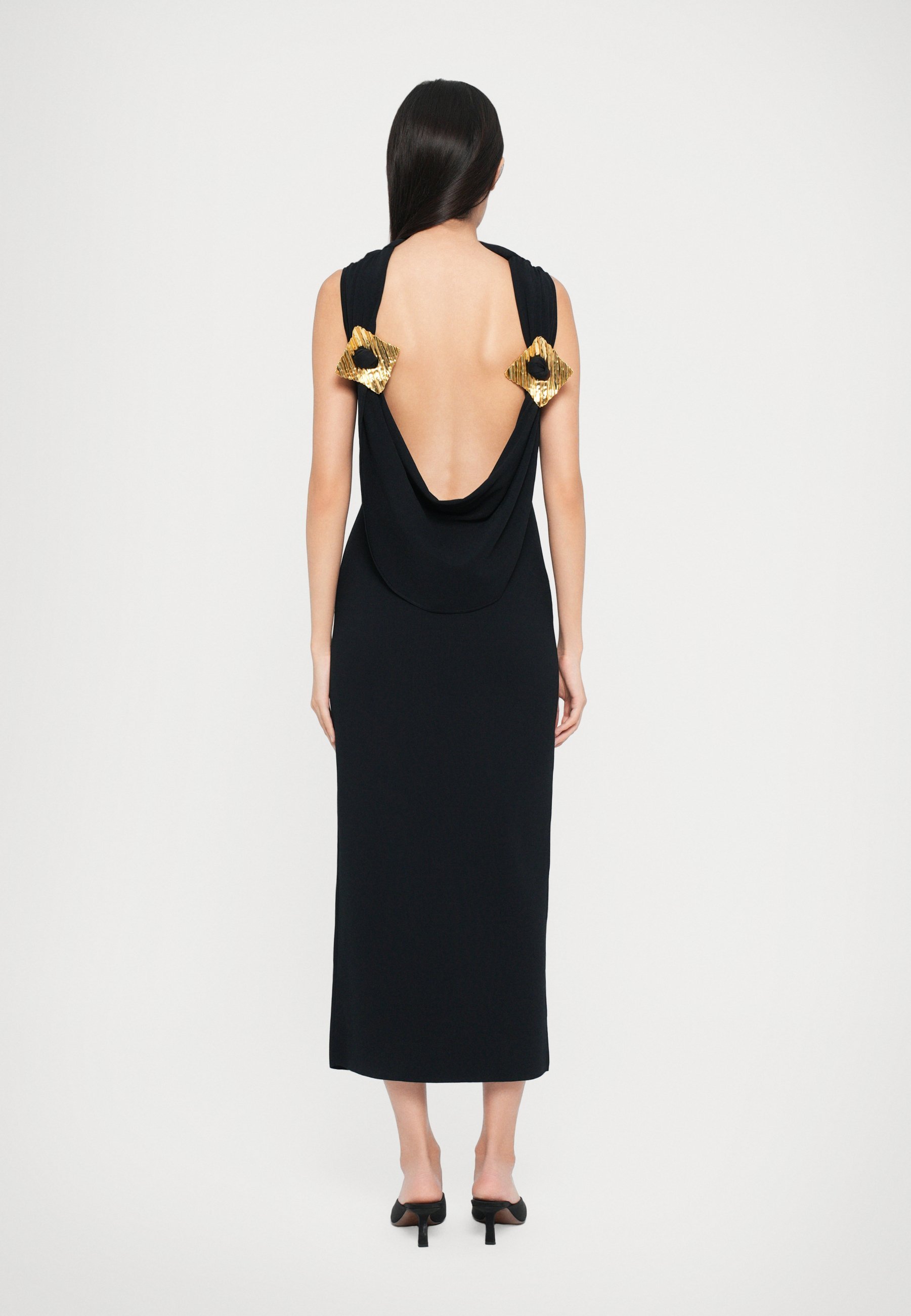 Cult Gaia DEIRDRA DRESS - Koktejlové šaty / spoločenské šaty - čierne