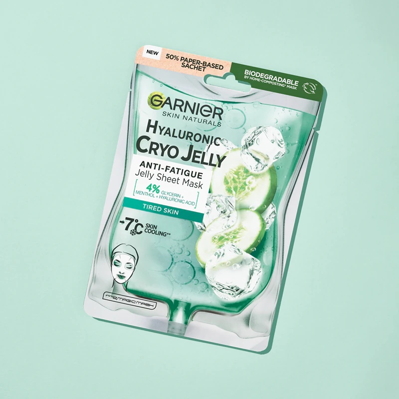 Garnier Cryo Jelly dzesēšanas lokšņu maska
