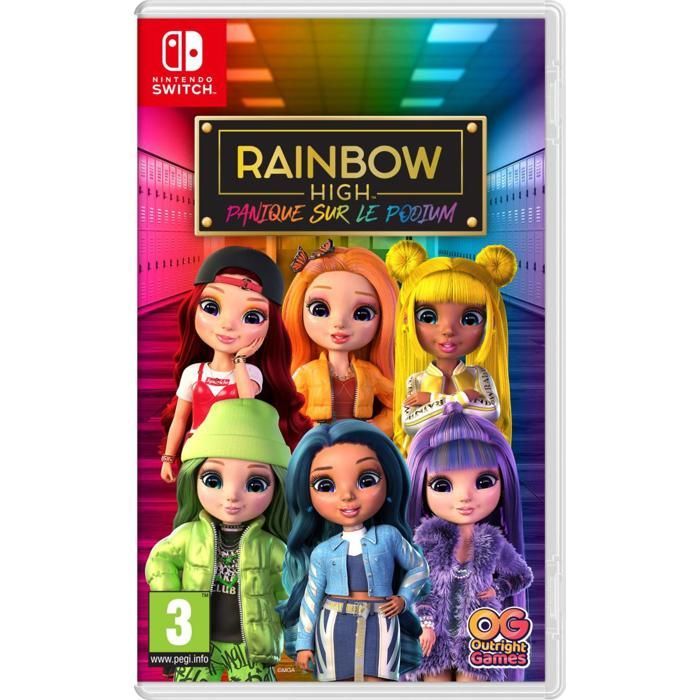 Rainbow High Panic on the Nintendo SWITCH Podium
