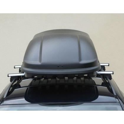Cofre de techo negro Farad F3 480 LT con relieve