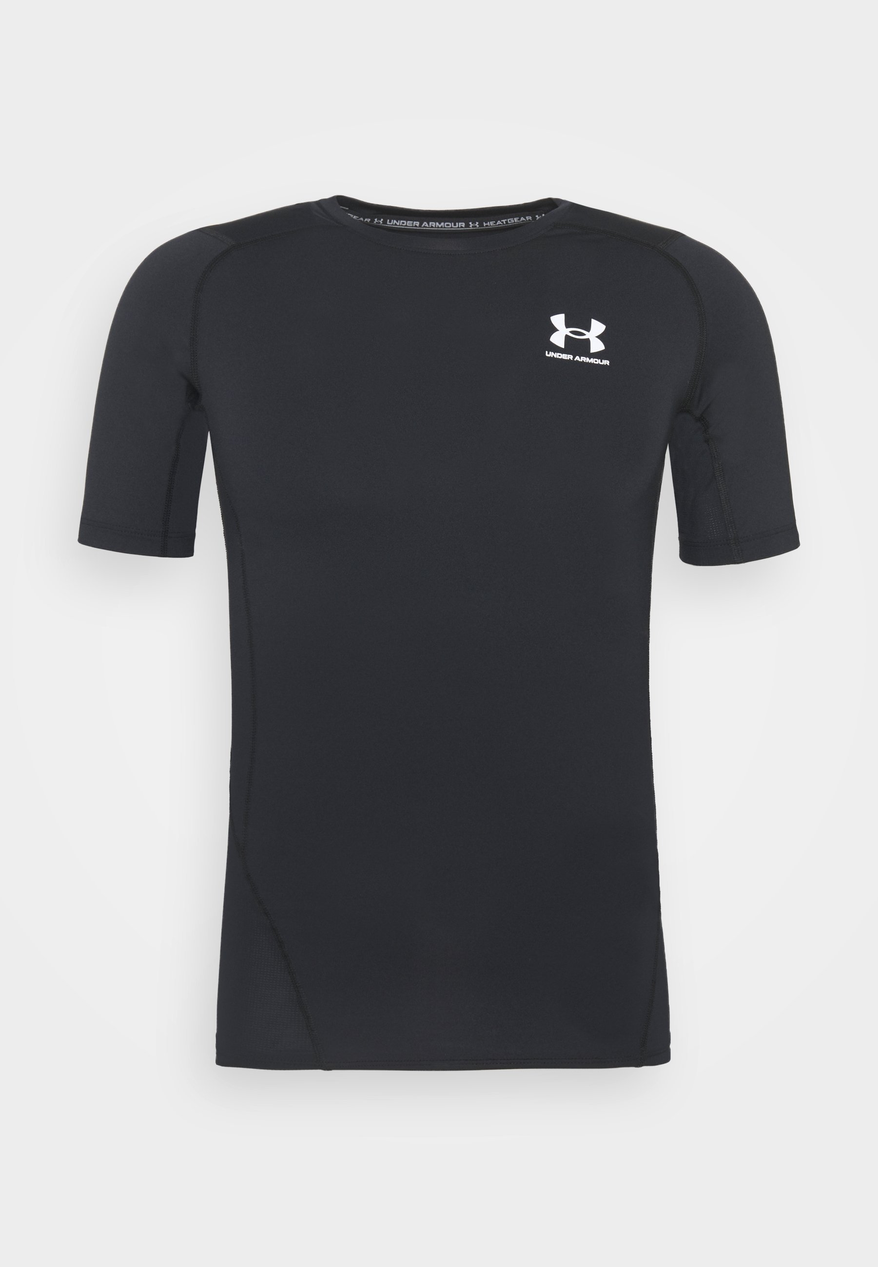 Under Armour HEATGEAR - Sport T-shirt - zwart/wit