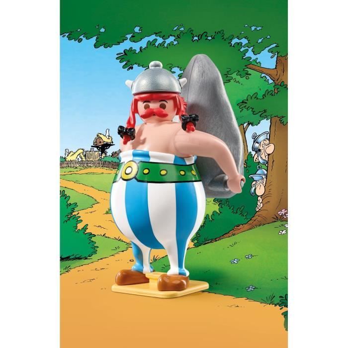 PLAYMOBIL 71983 Obélix et son ménhir, Astérix, Personnages de la BD, Dès 5 ans